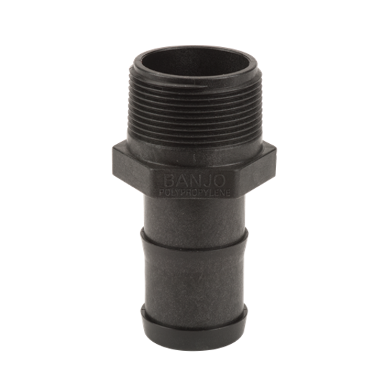 Picture of KING NIPPLE POLY HB150 1-1/2" MPT X 1-1/2" HOSE BARB